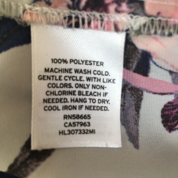 Chelsea28 Gorgeous Cream/Mauve Orchid Print Blouse - Picture 5 of 6